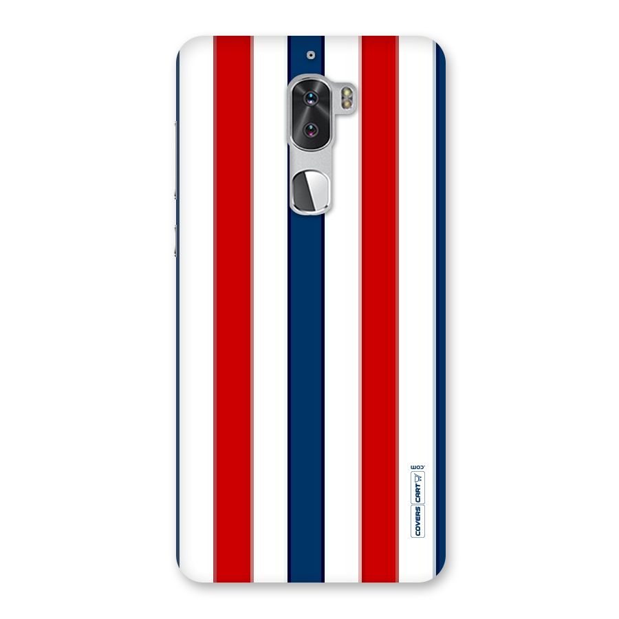 Tricolor Stripes Back Case for Coolpad Cool 1