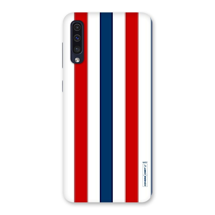 Tricolor Stripes Back Case for Galaxy A50