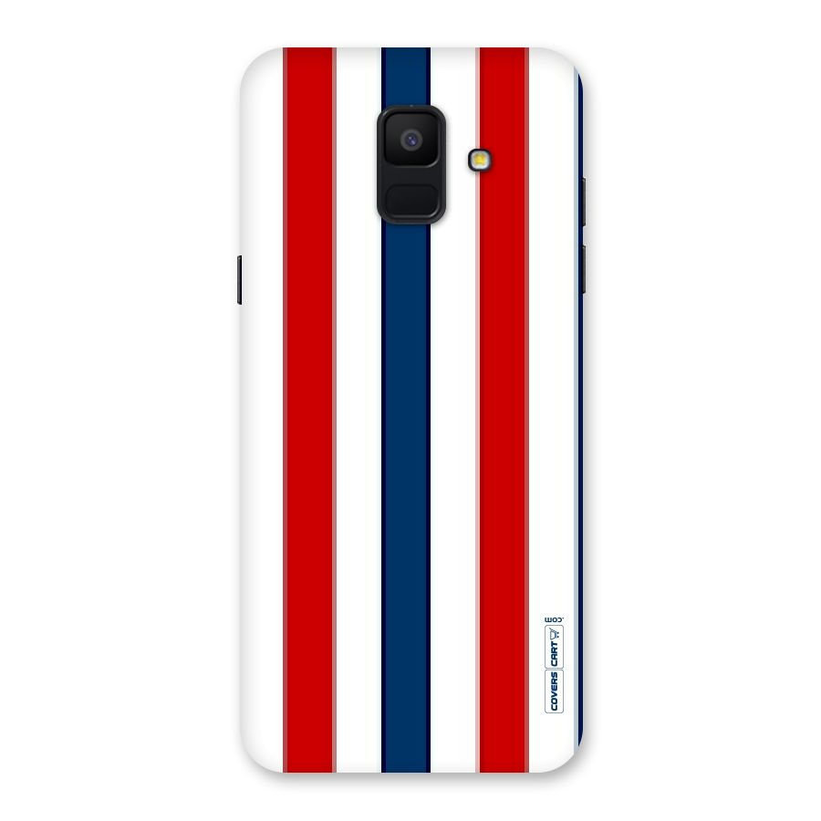 Tricolor Stripes Back Case for Galaxy A6 (2018)