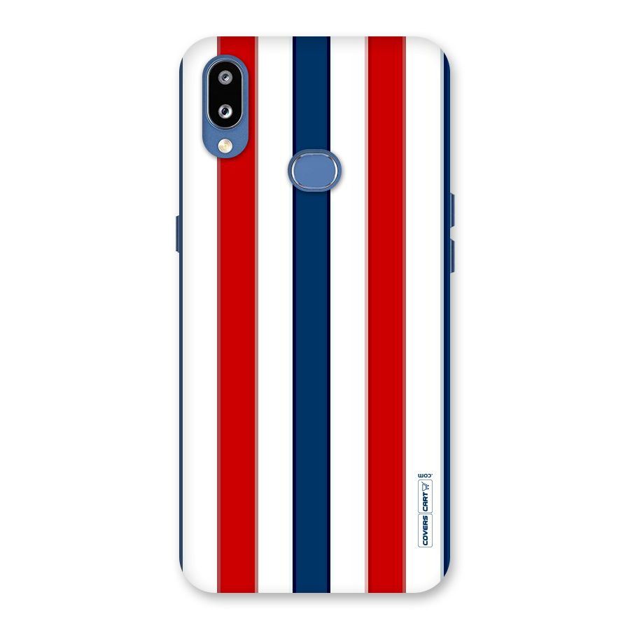 Tricolor Stripes Back Case for Galaxy M01s