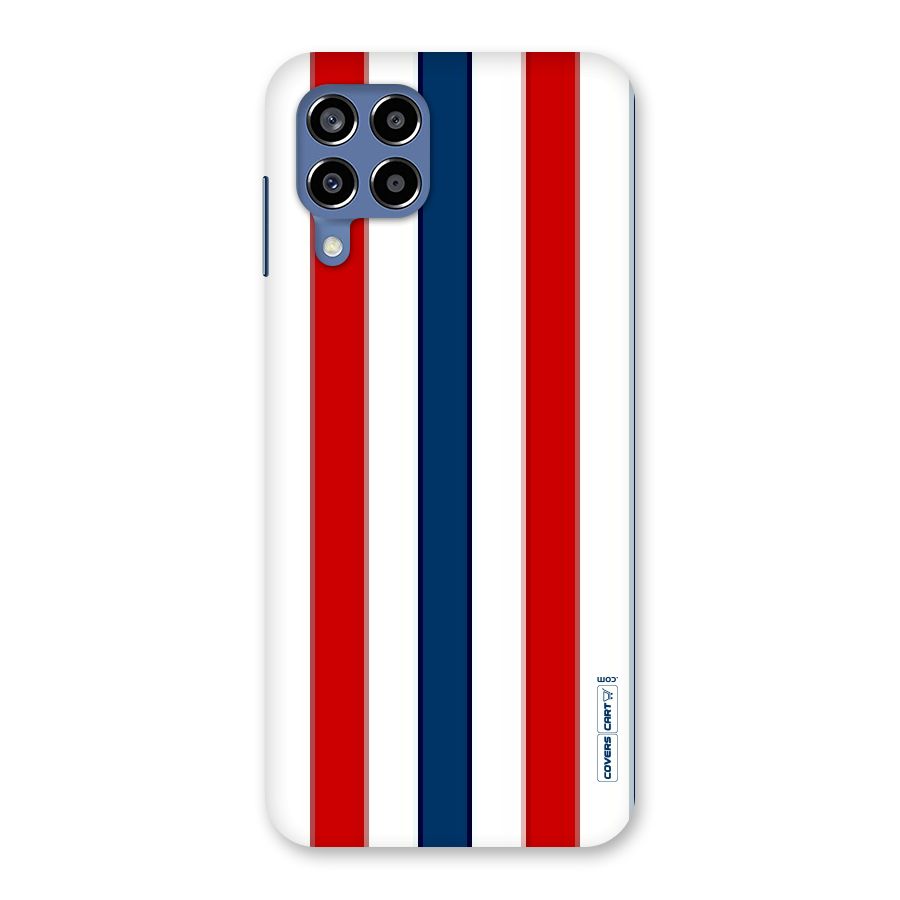 Tricolor Stripes Back Case for Galaxy M53 5G