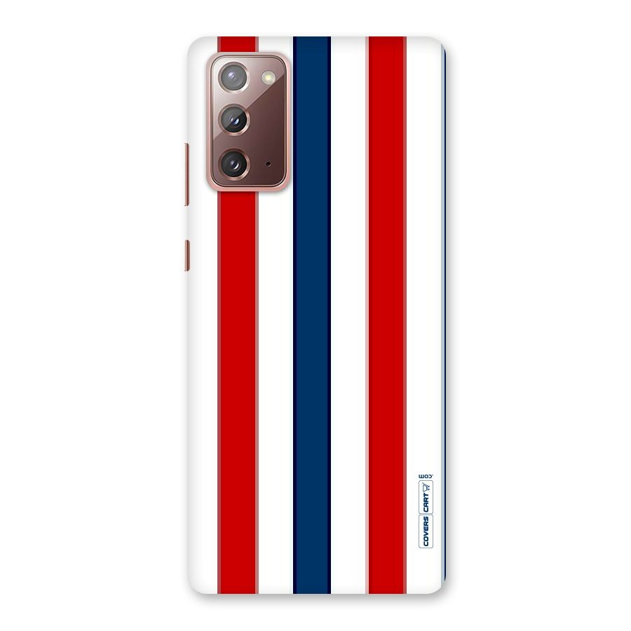Tricolor Stripes Back Case for Galaxy Note 20