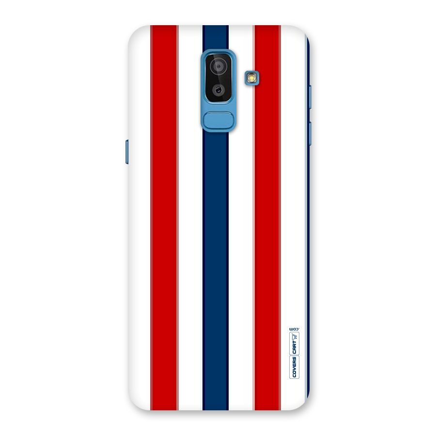 Tricolor Stripes Back Case for Galaxy On8 (2018)