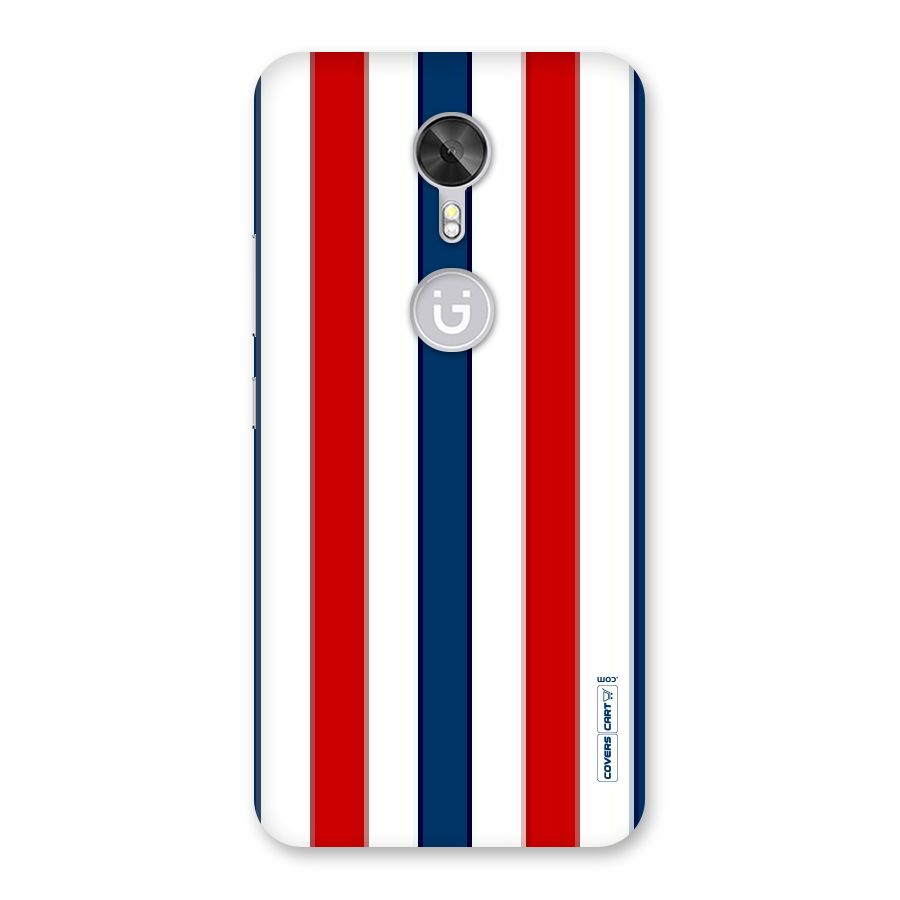 Tricolor Stripes Back Case for Gionee A1
