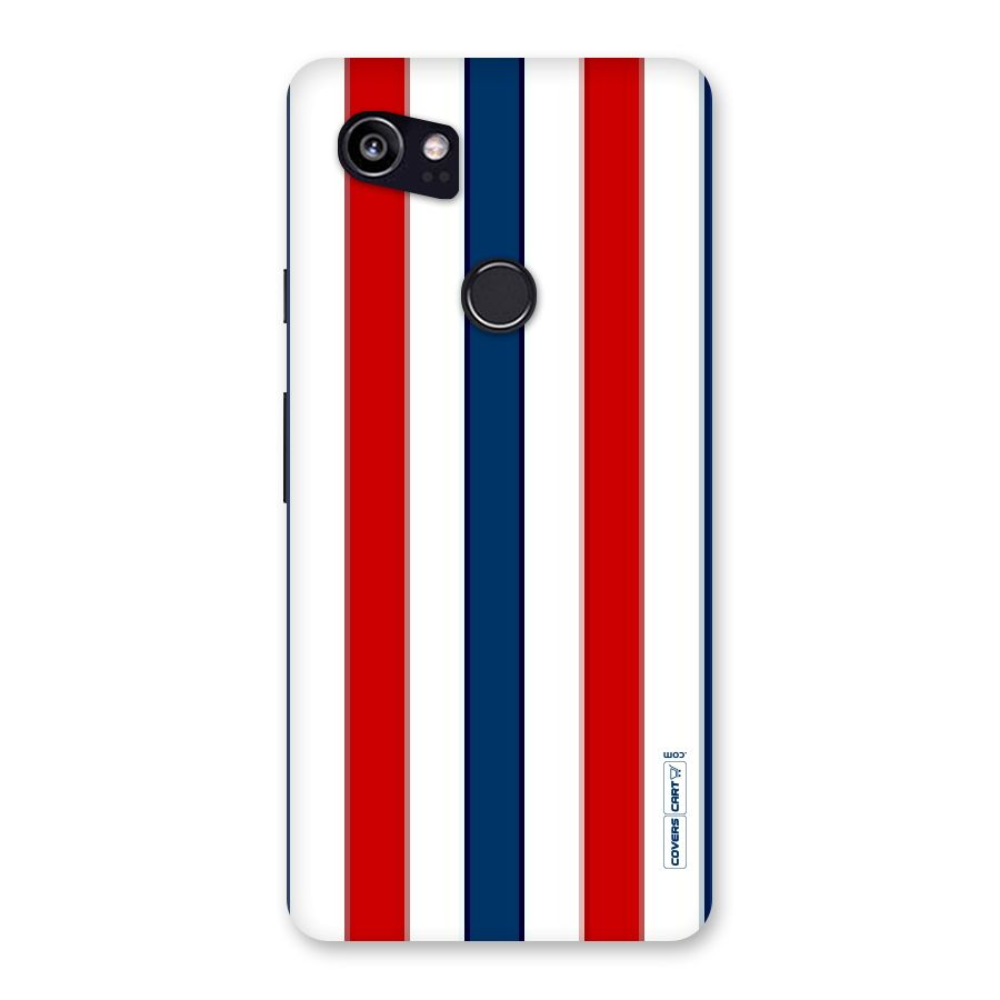 Tricolor Stripes Back Case for Google Pixel 2 XL