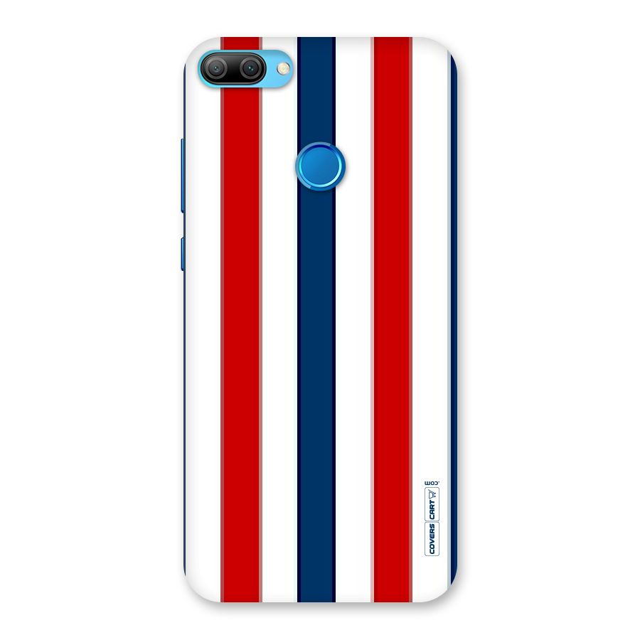 Tricolor Stripes Back Case for Honor 9N