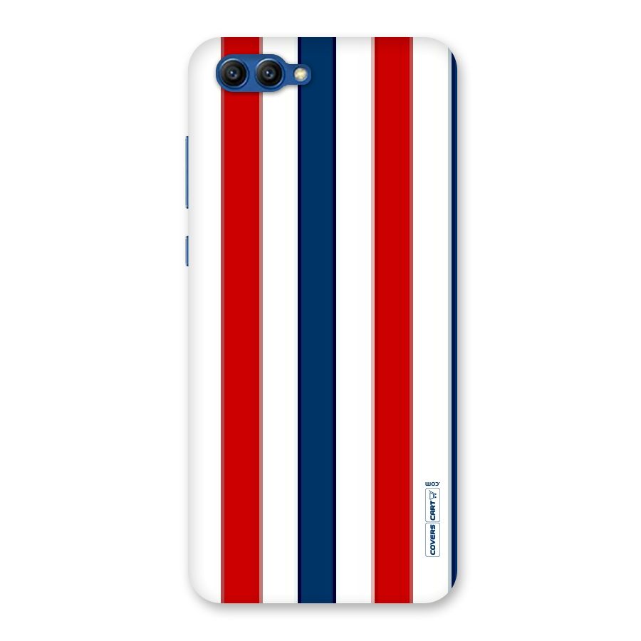 Tricolor Stripes Back Case for Honor View 10