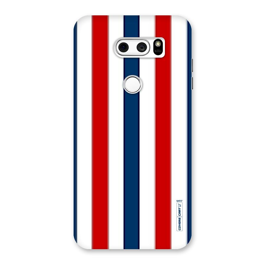 Tricolor Stripes Back Case for LG V30