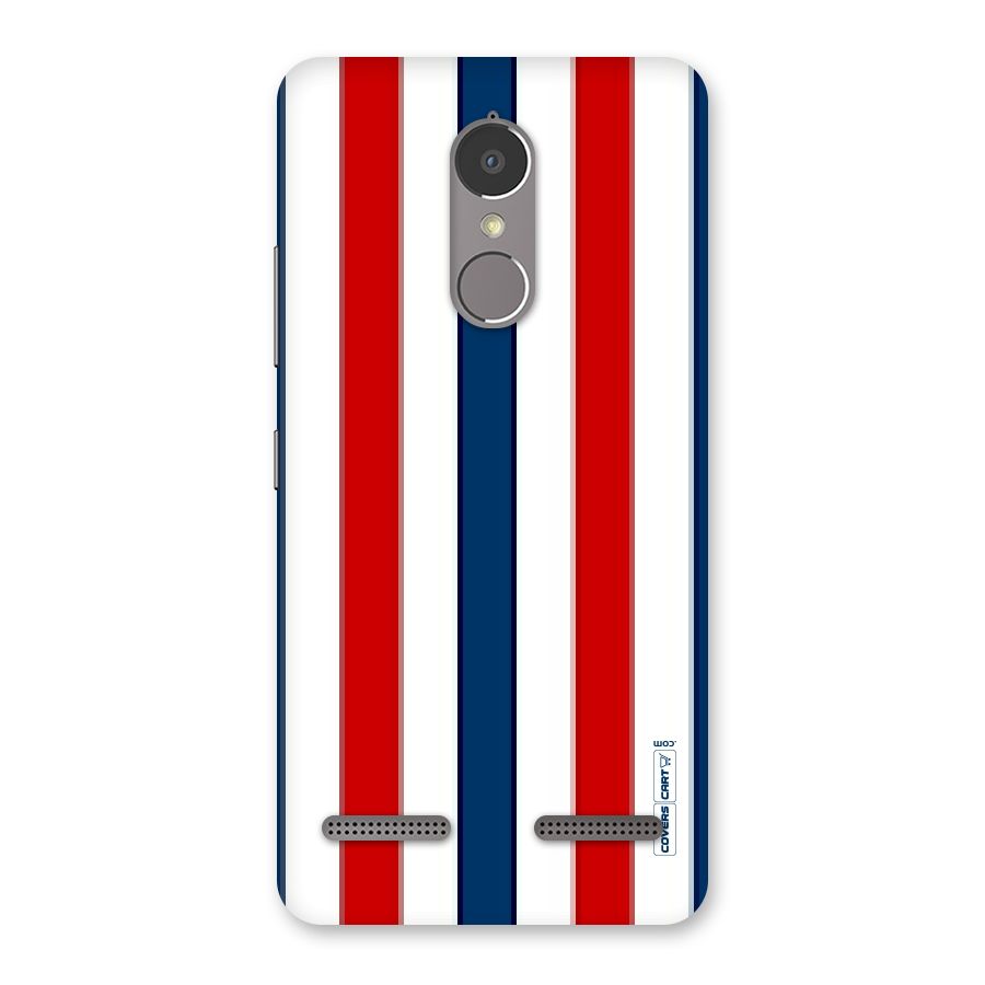Tricolor Stripes Back Case for Lenovo K6 Power