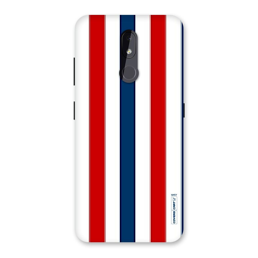 Tricolor Stripes Back Case for Nokia 3.2