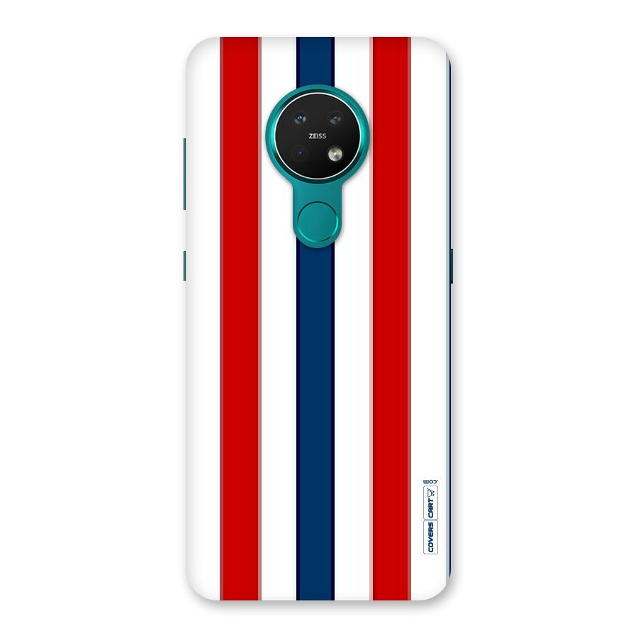 Tricolor Stripes Back Case for Nokia 7.2
