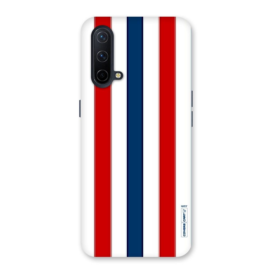 Tricolor Stripes Back Case for OnePlus Nord CE 5G