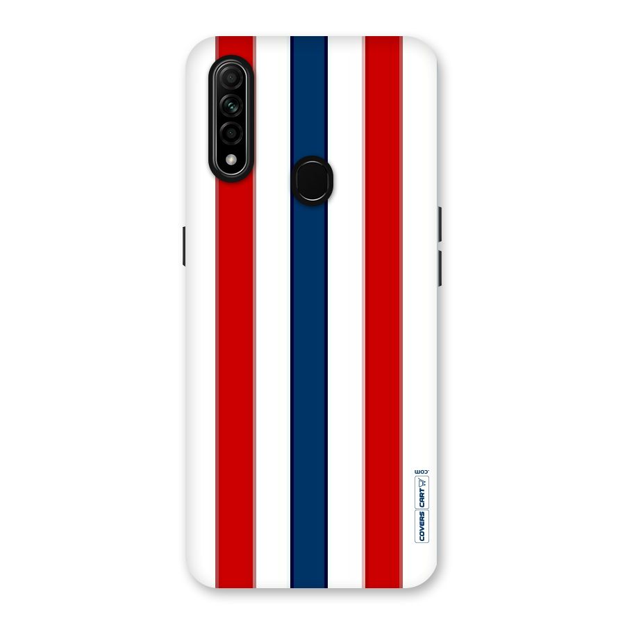 Tricolor Stripes Back Case for Oppo A31