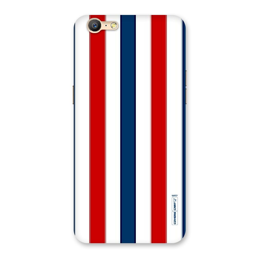 Tricolor Stripes Back Case for Oppo A39