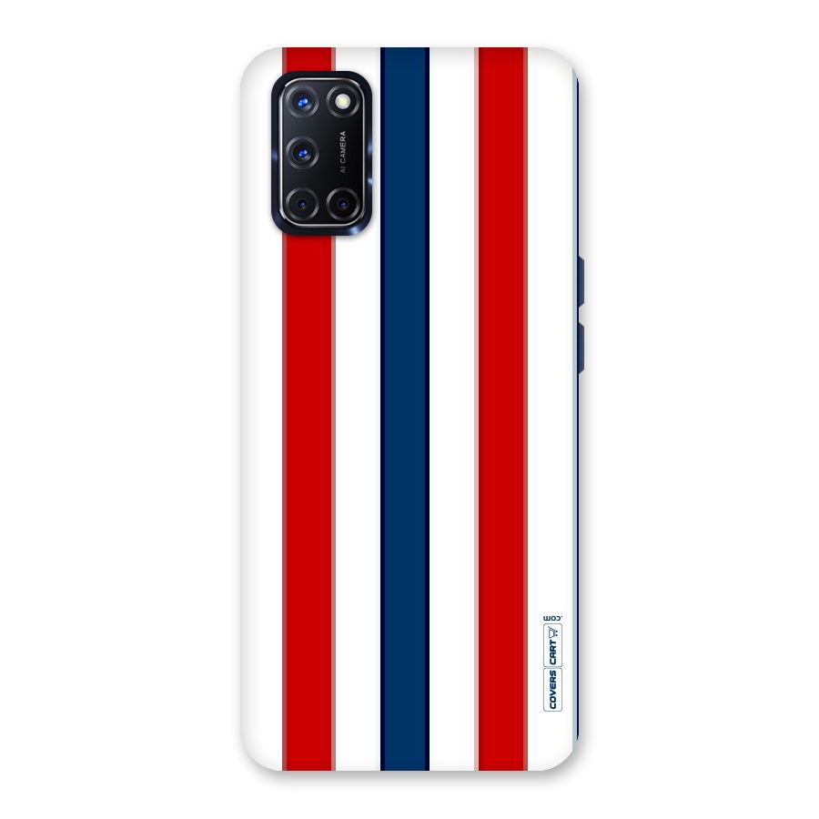 Tricolor Stripes Back Case for Oppo A52