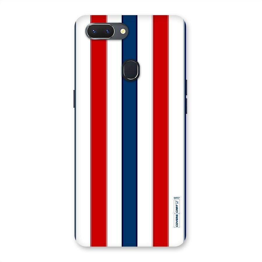 Tricolor Stripes Back Case for Oppo Realme 2