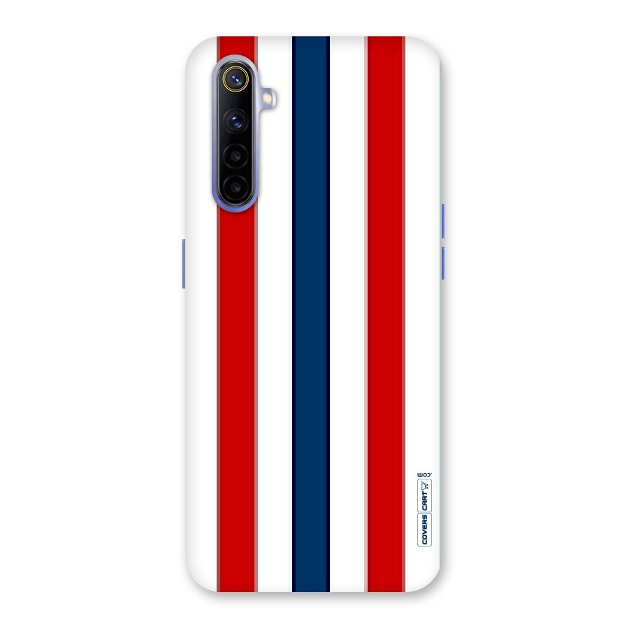 Tricolor Stripes Back Case for Realme 6i