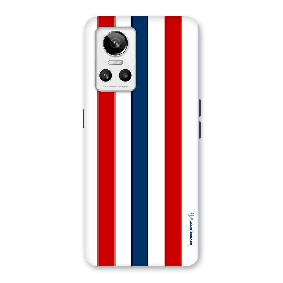 Tricolor Stripes Back Case for Realme GT Neo 3