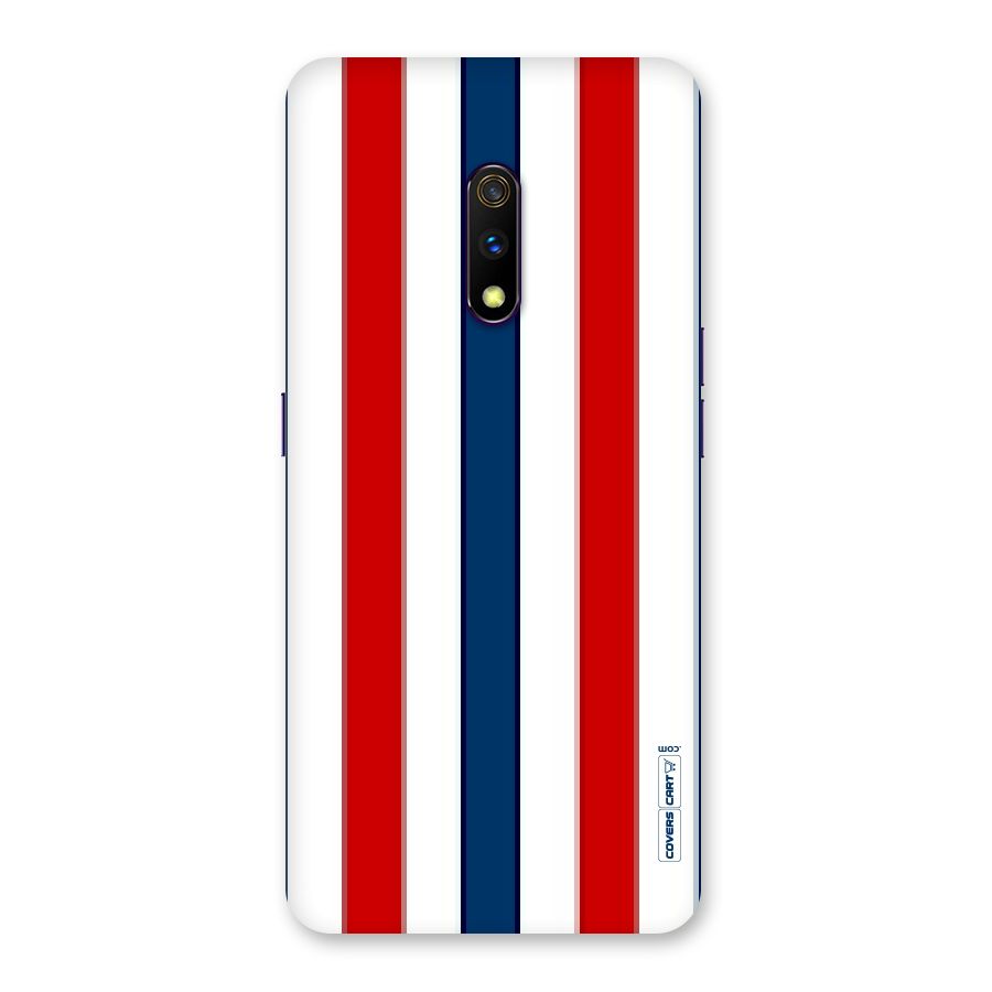 Tricolor Stripes Back Case for Realme X