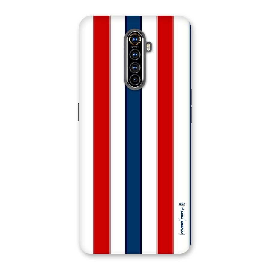 Tricolor Stripes Back Case for Realme X2 Pro