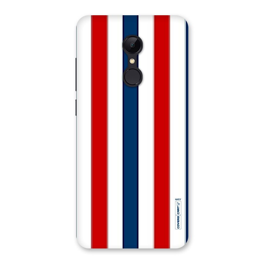 Tricolor Stripes Back Case for Redmi 5