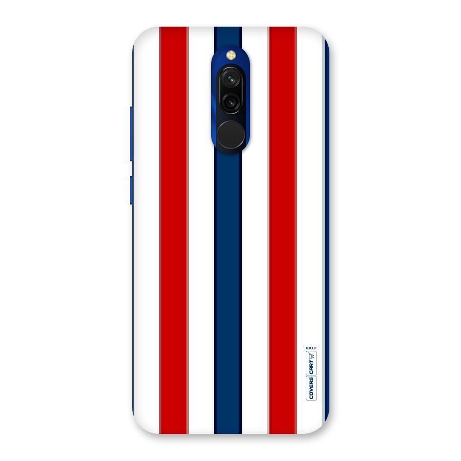 Tricolor Stripes Back Case for Redmi 8