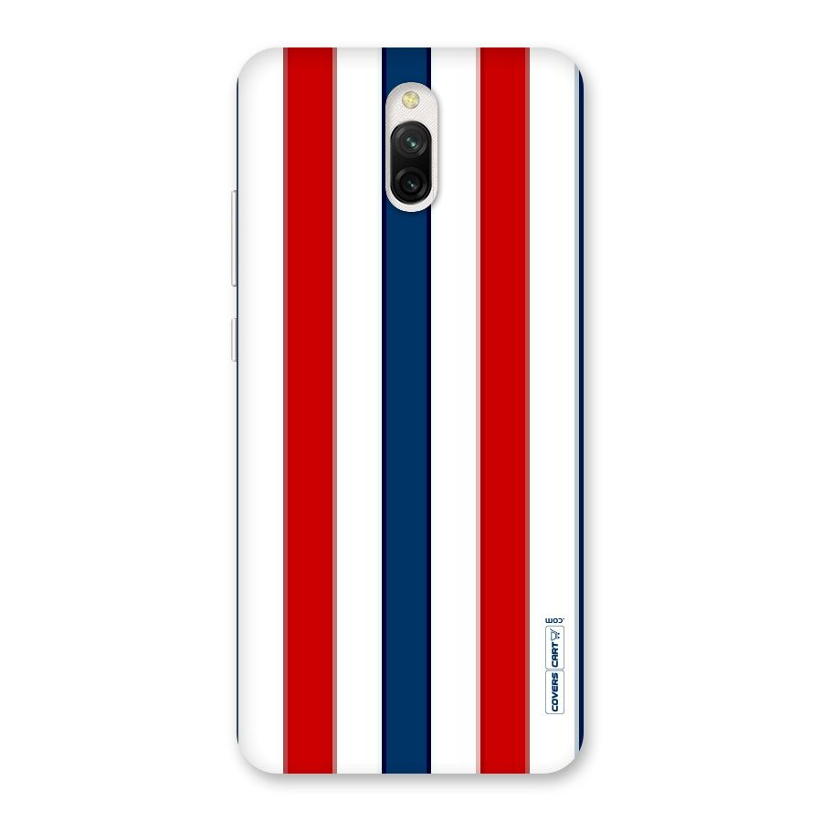 Tricolor Stripes Back Case for Redmi 8A Dual