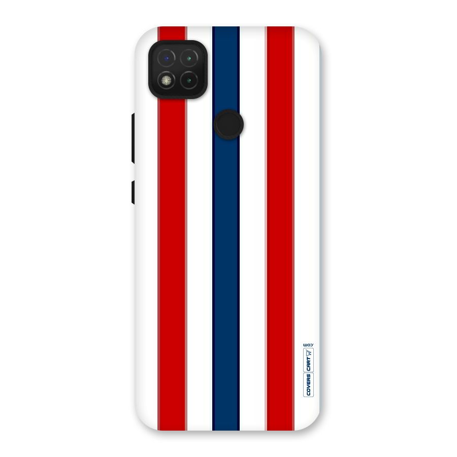 Tricolor Stripes Back Case for Redmi 9C