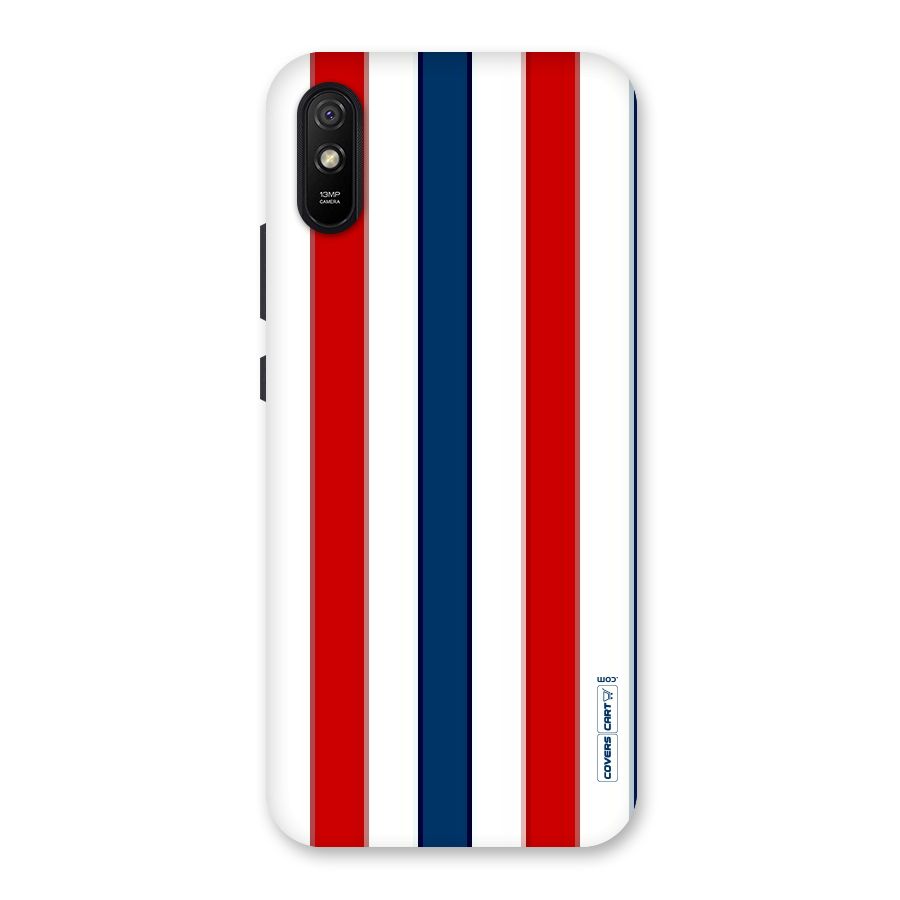 Tricolor Stripes Back Case for Redmi 9i