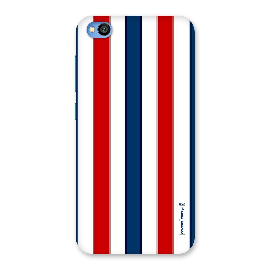 Tricolor Stripes Back Case for Redmi Go