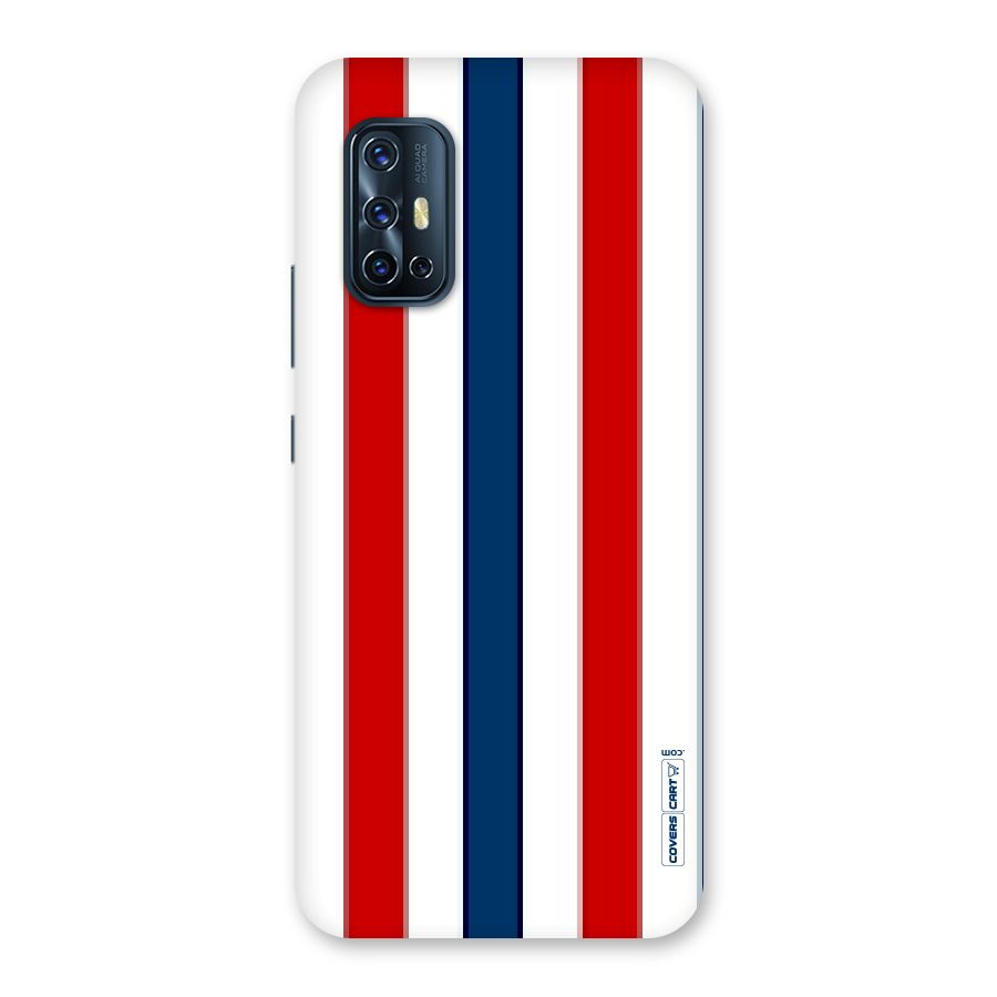 Tricolor Stripes Back Case for Vivo V17