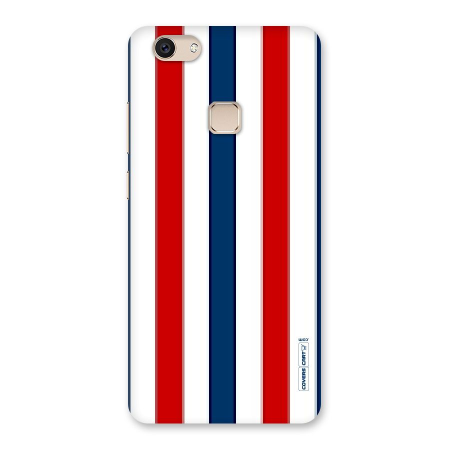 Tricolor Stripes Back Case for Vivo V7