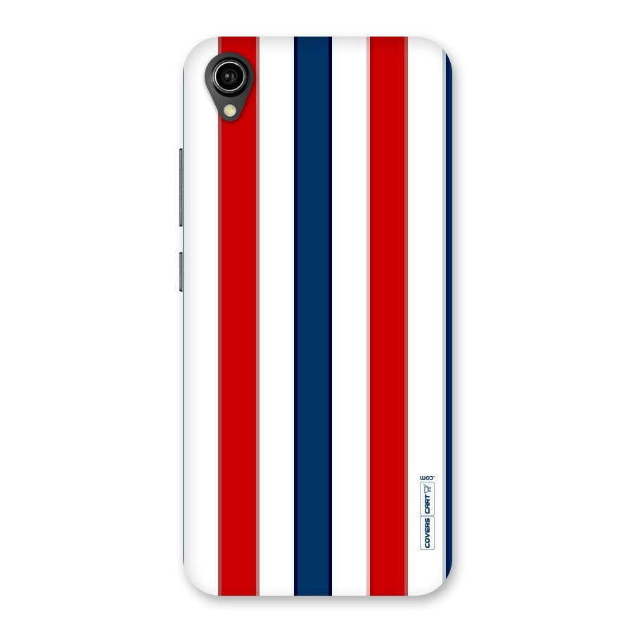 Tricolor Stripes Back Case for Vivo Y91i