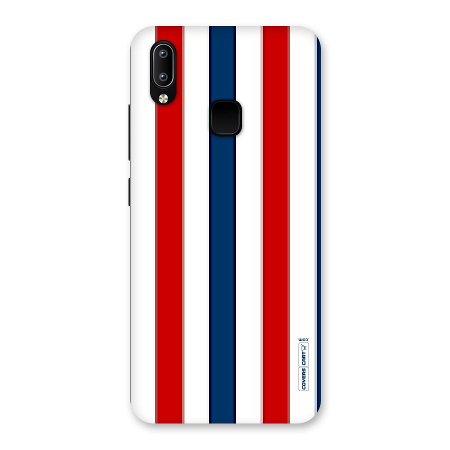 Tricolor Stripes Back Case for Vivo Y93