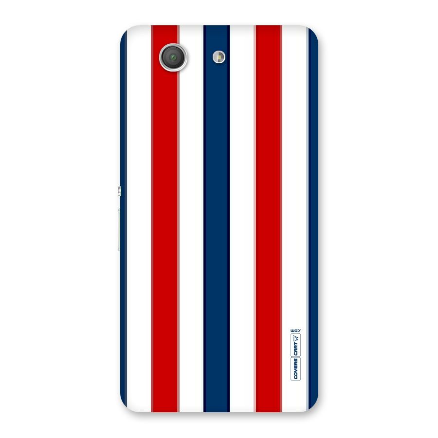 Tricolor Stripes Back Case for Xperia Z3 Compact