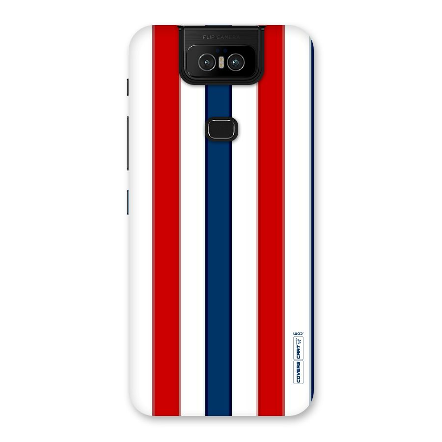 Tricolor Stripes Back Case for Zenfone 6z