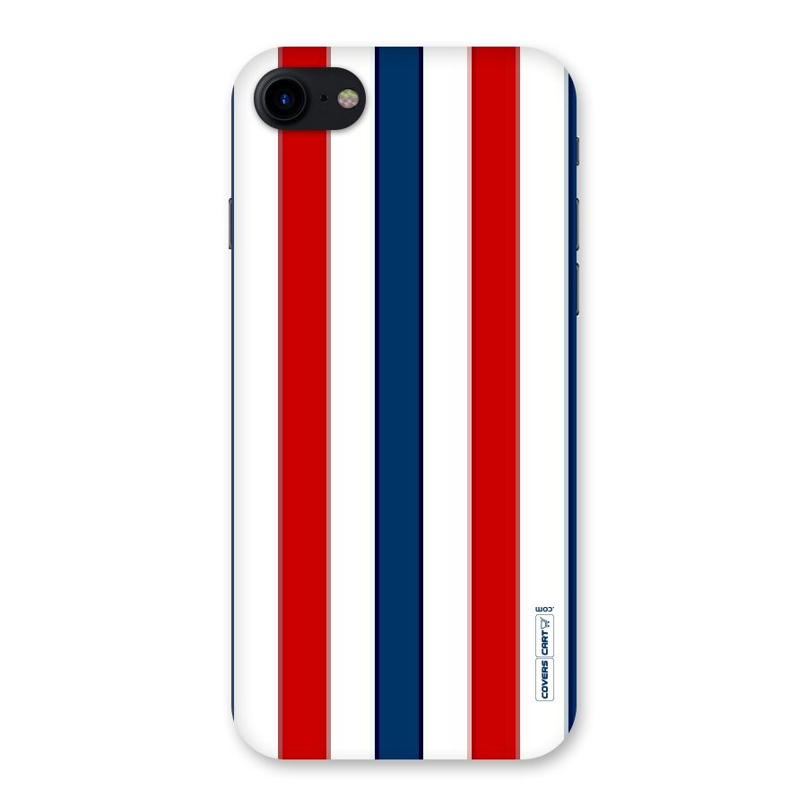 Tricolor Stripes Back Case for iPhone SE 2020