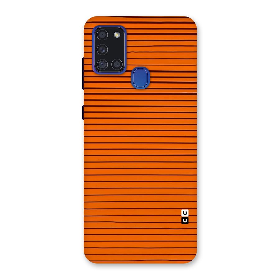 Trippy Stripes Back Case for Galaxy A21s