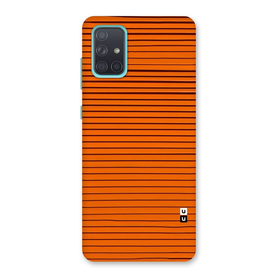 Trippy Stripes Back Case for Galaxy A71