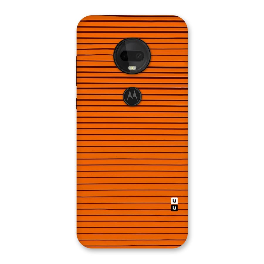 Trippy Stripes Back Case for Moto G7
