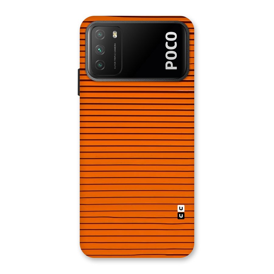 Trippy Stripes Back Case for Poco M3