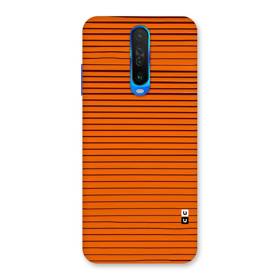 Trippy Stripes Back Case for Poco X2