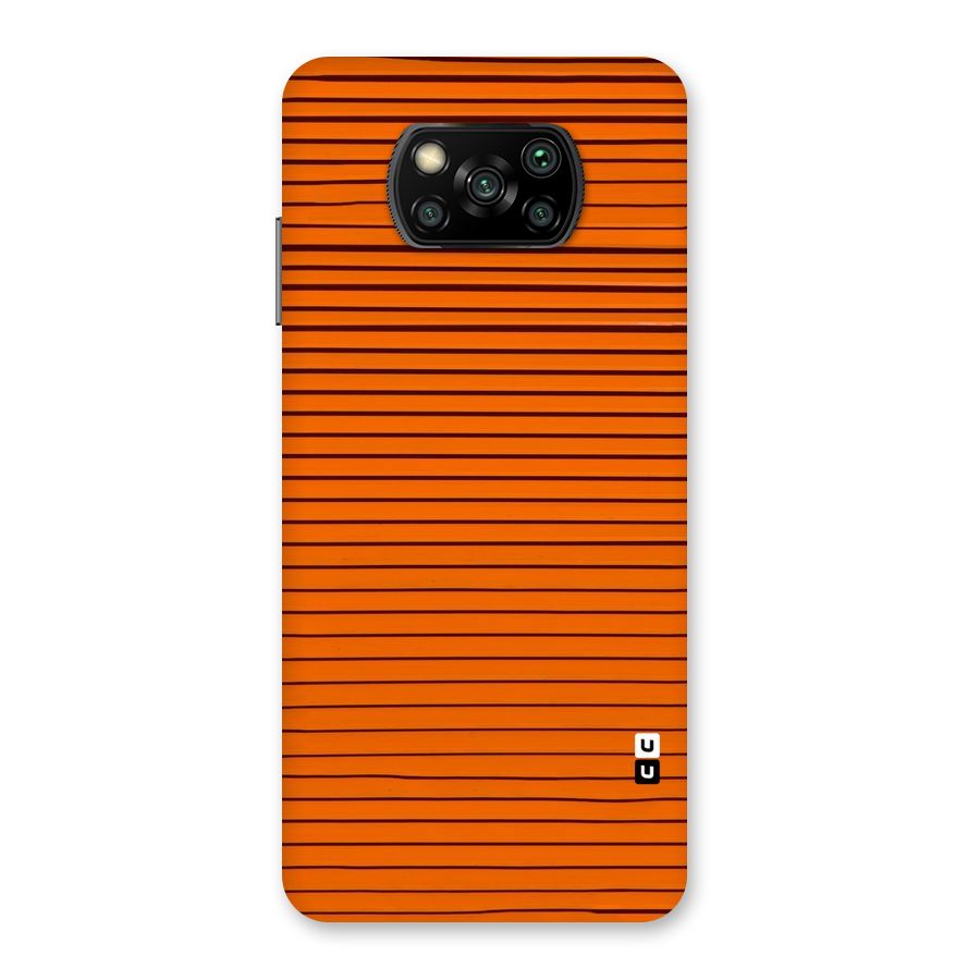 Trippy Stripes Back Case for Poco X3