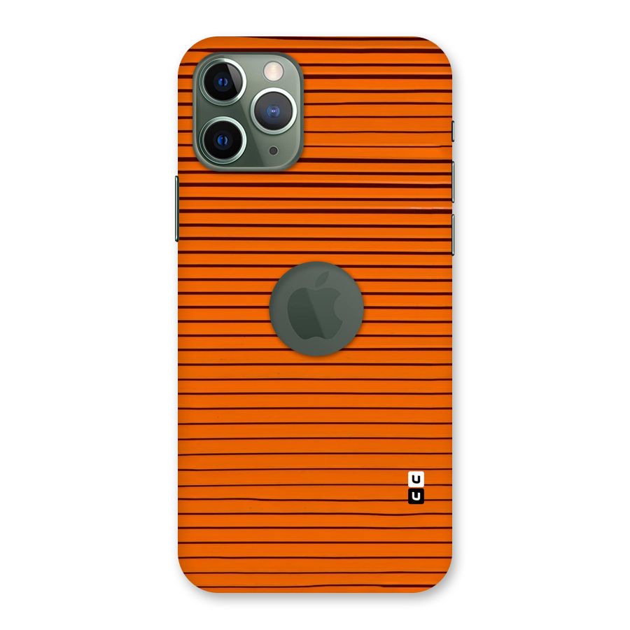 Trippy Stripes Back Case for iPhone 11 Pro Logo  Cut