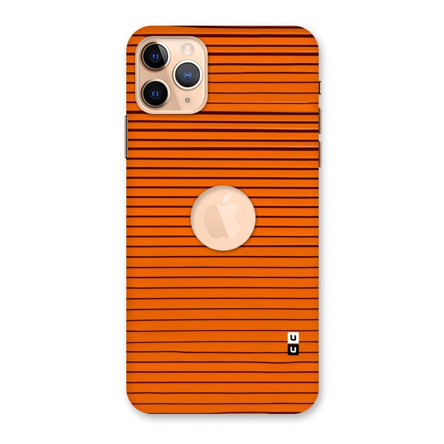 Trippy Stripes Back Case for iPhone 11 Pro Max Logo Cut
