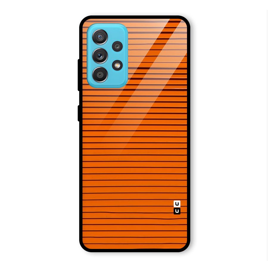 Trippy Stripes Glass Back Case for Galaxy A52s 5G