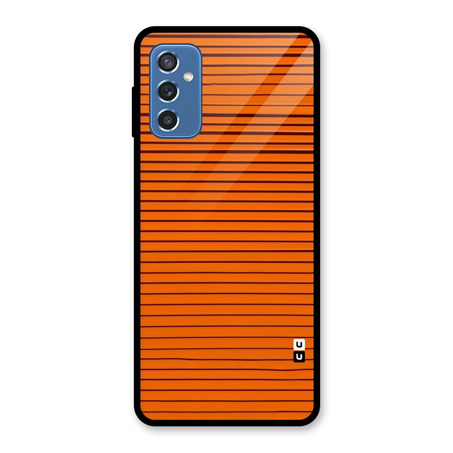 Trippy Stripes Glass Back Case for Galaxy M52 5G