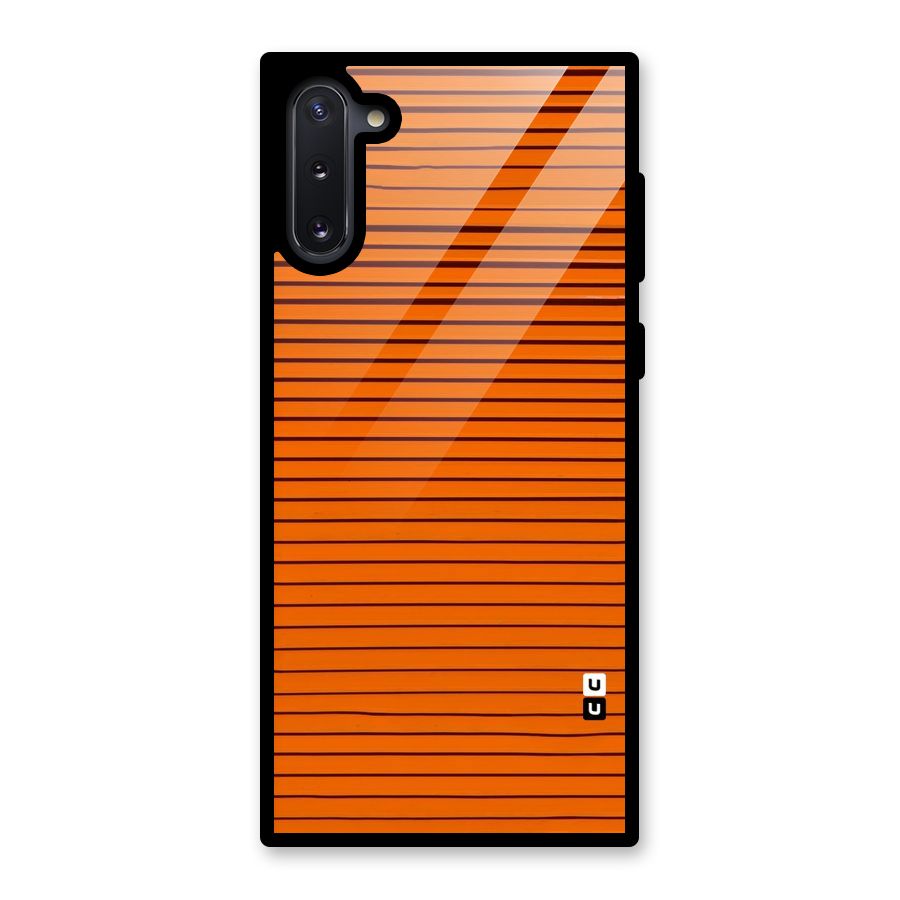 Trippy Stripes Glass Back Case for Galaxy Note 10