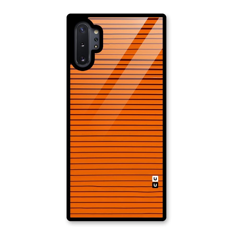 Trippy Stripes Glass Back Case for Galaxy Note 10 Plus