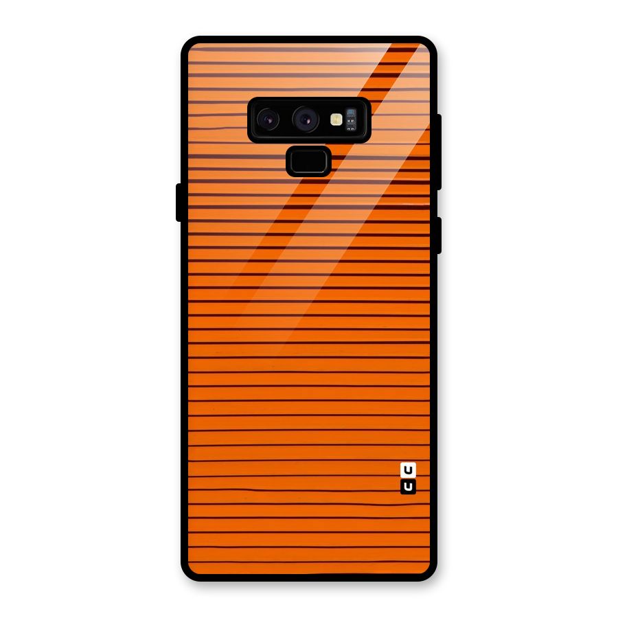 Trippy Stripes Glass Back Case for Galaxy Note 9